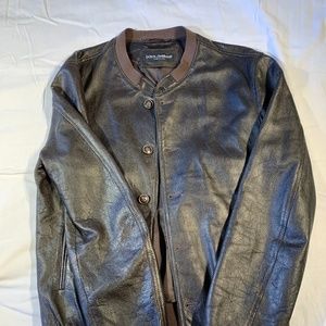 Dolce & Gabbana -  leather MOTO JACKET